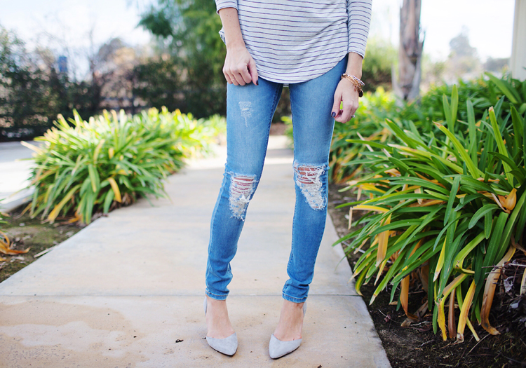 best distressed jeans 1