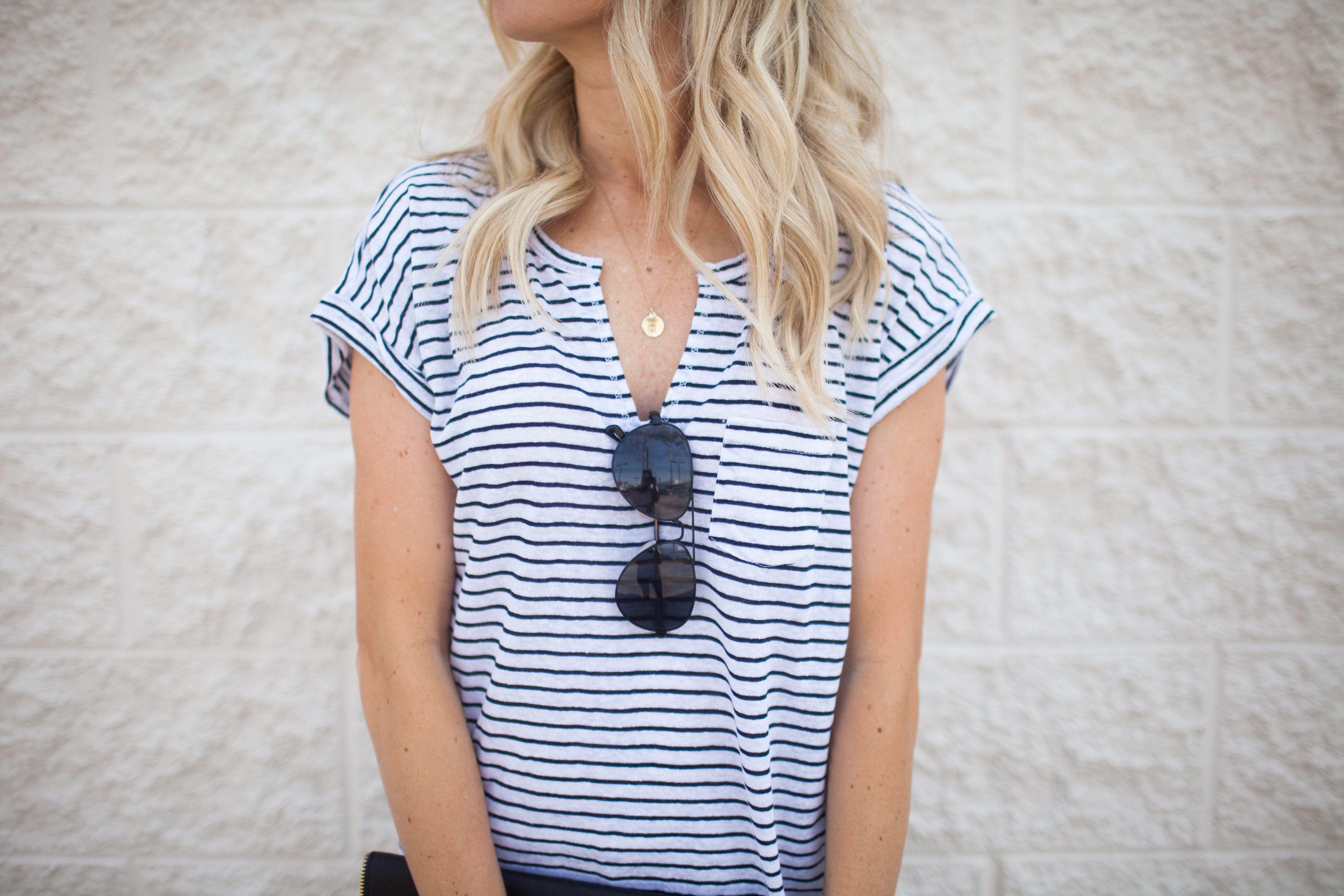 Kailee-wright-striped-tshirt-nordstrom