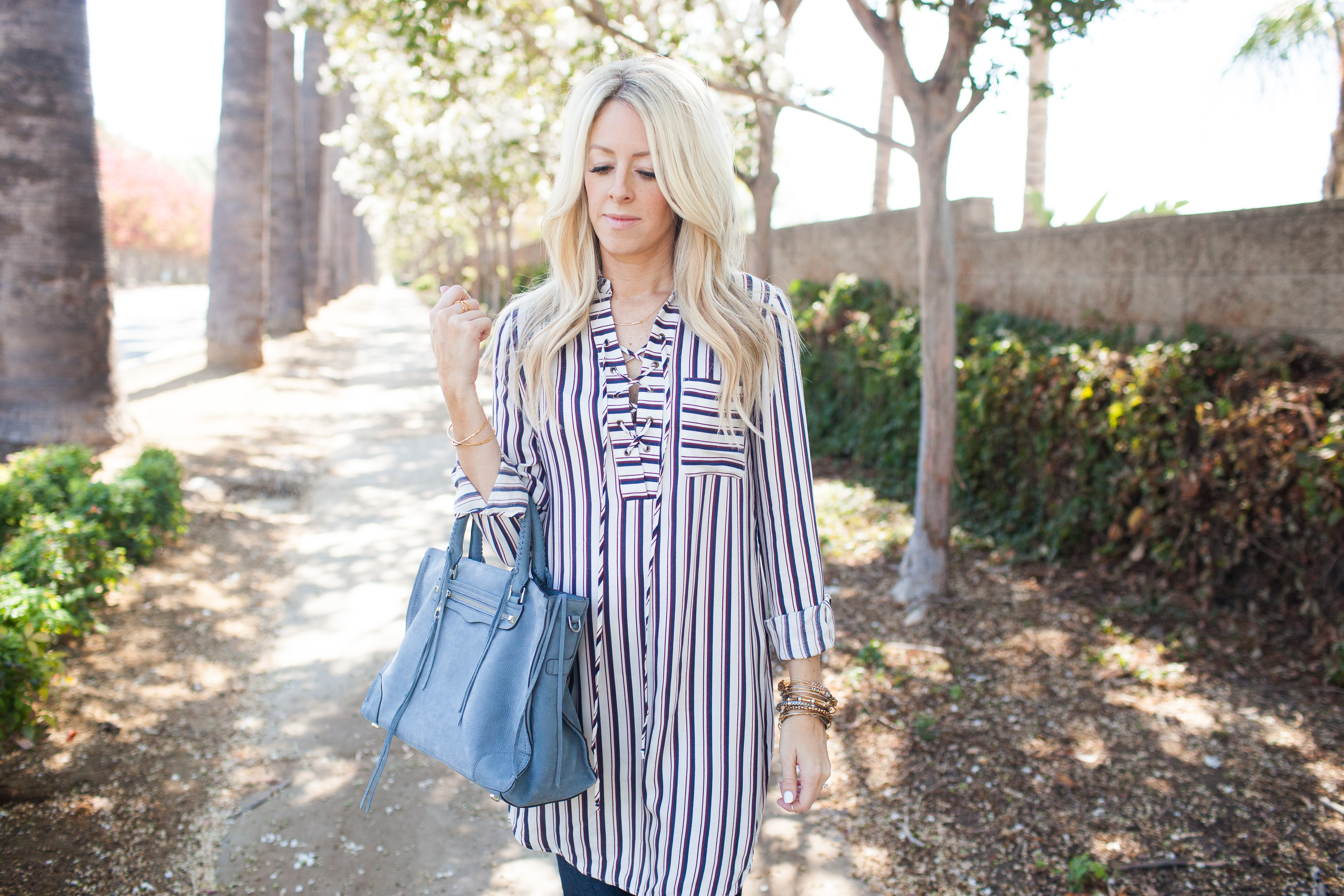 Kailee Wright_Lace Up Shirt Dress