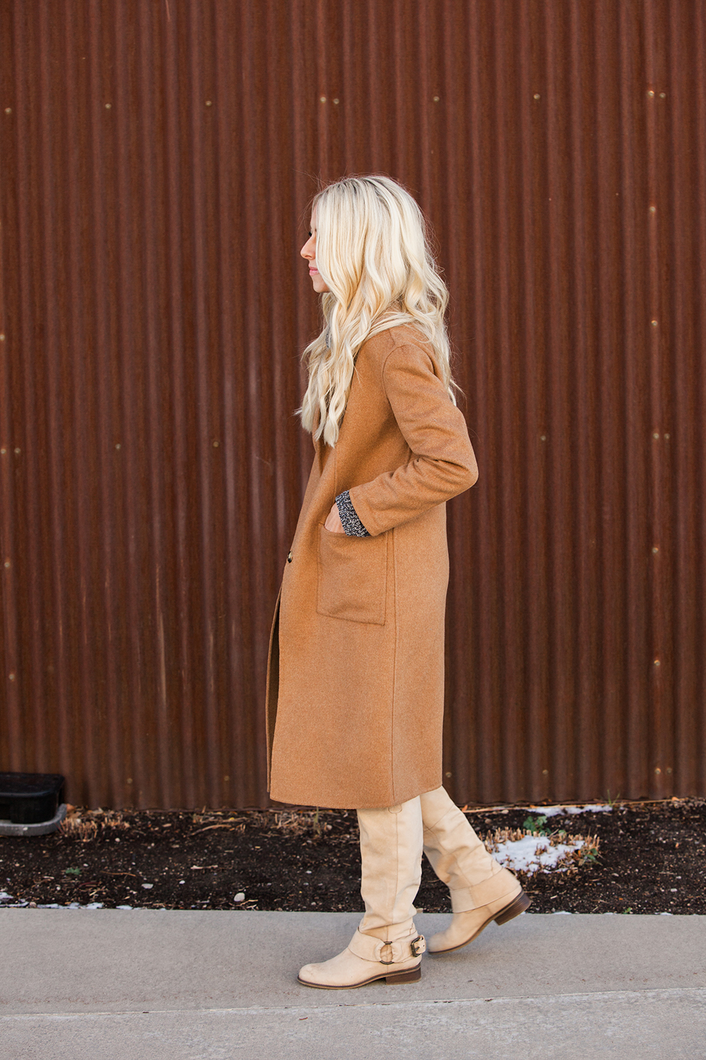 Kailee-Wright-brown Coat