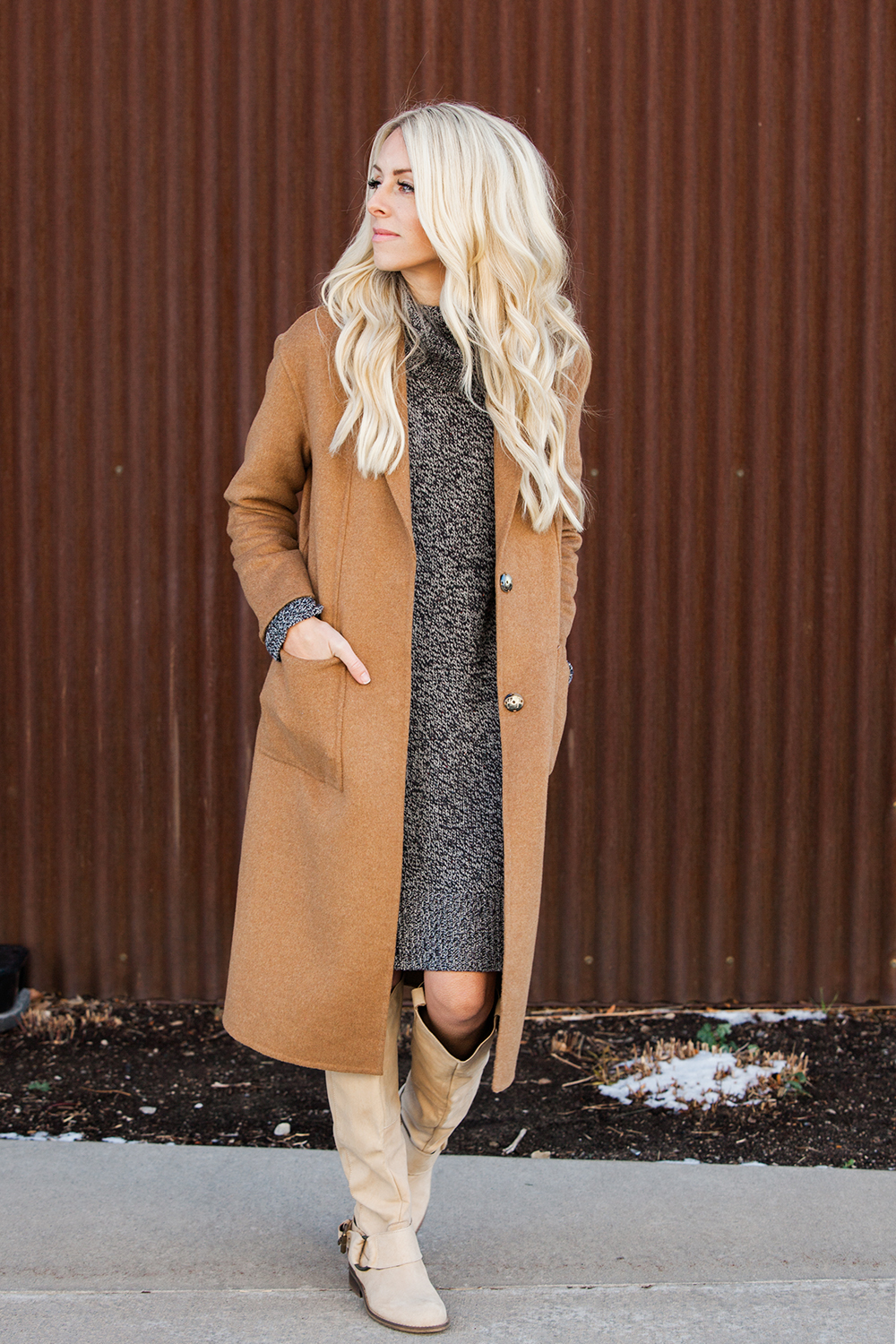 Kailee-Wright-brown Coat