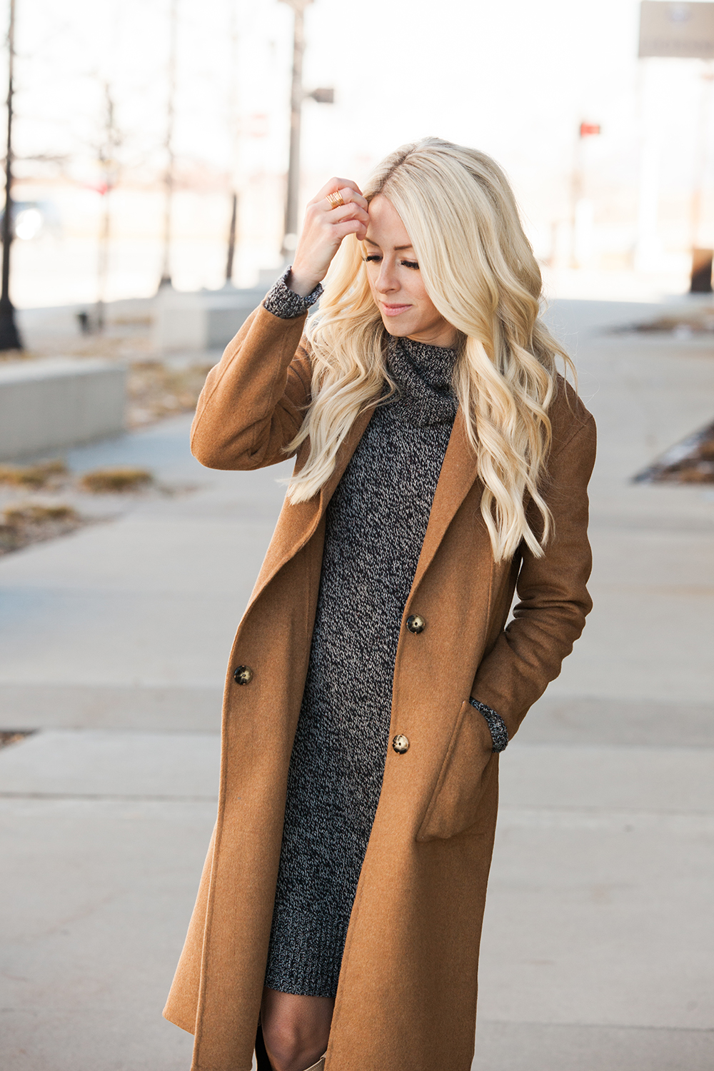 Kailee-Wright-brown Coat