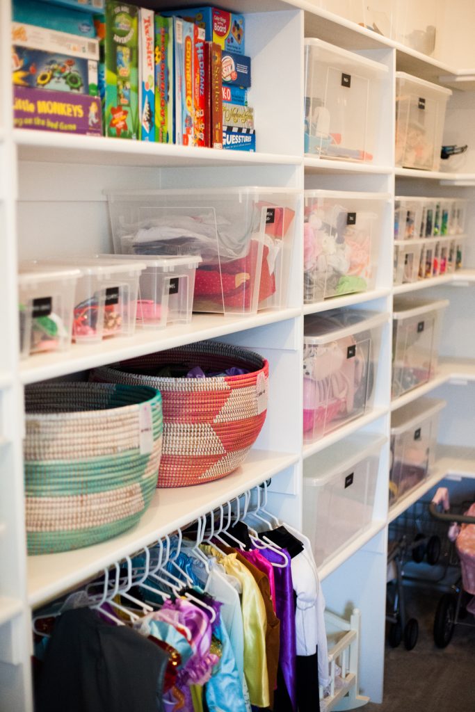 Our Home: A Look Inside Our Playroom Closet - Kailee Wright