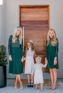 Kailee Wright holiday dresses