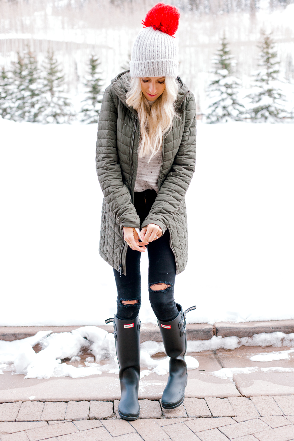 Kailee Wright Nordstrom Hunter Boots