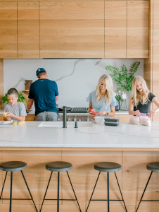 Kailee Wright Family dinner prep