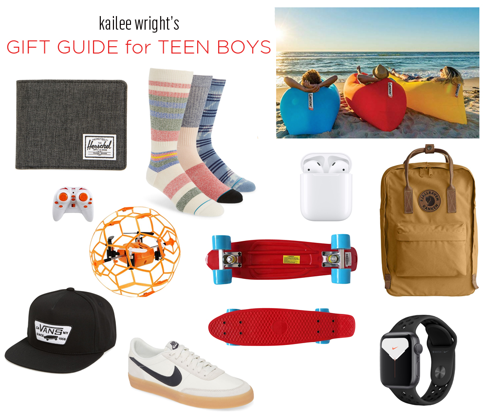 kailee wright gift guide teen boys