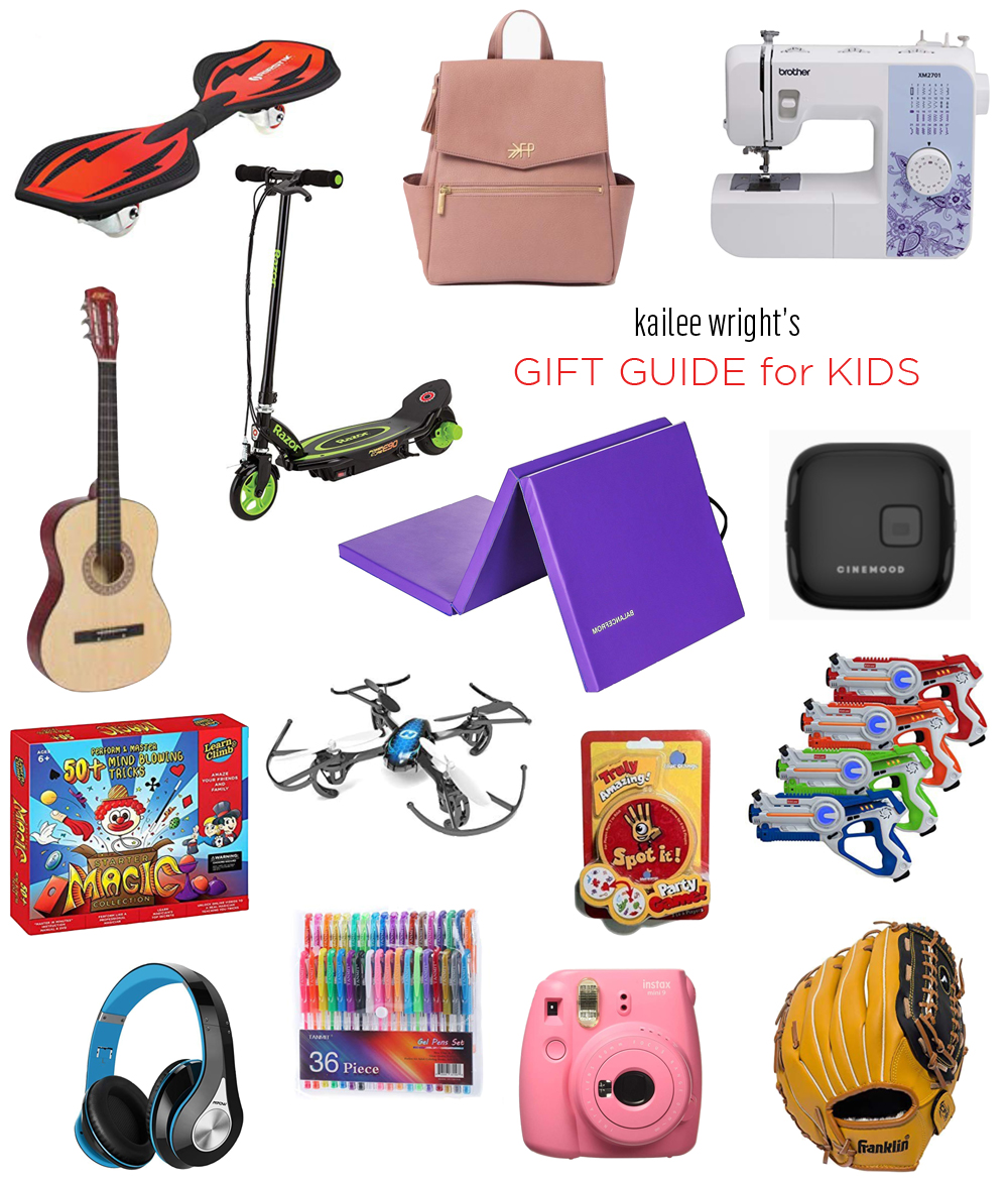 kailee wright gift guide for kids
