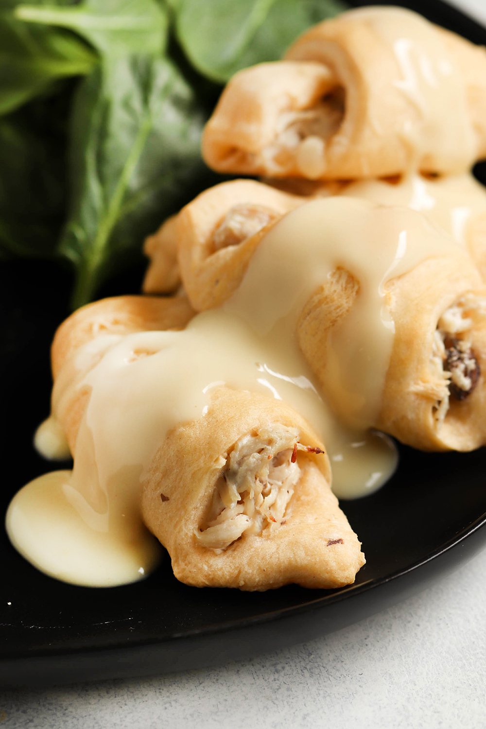 Kailee wright Cream-Cheese-Chicken-Roll-Ups-with-Gravy